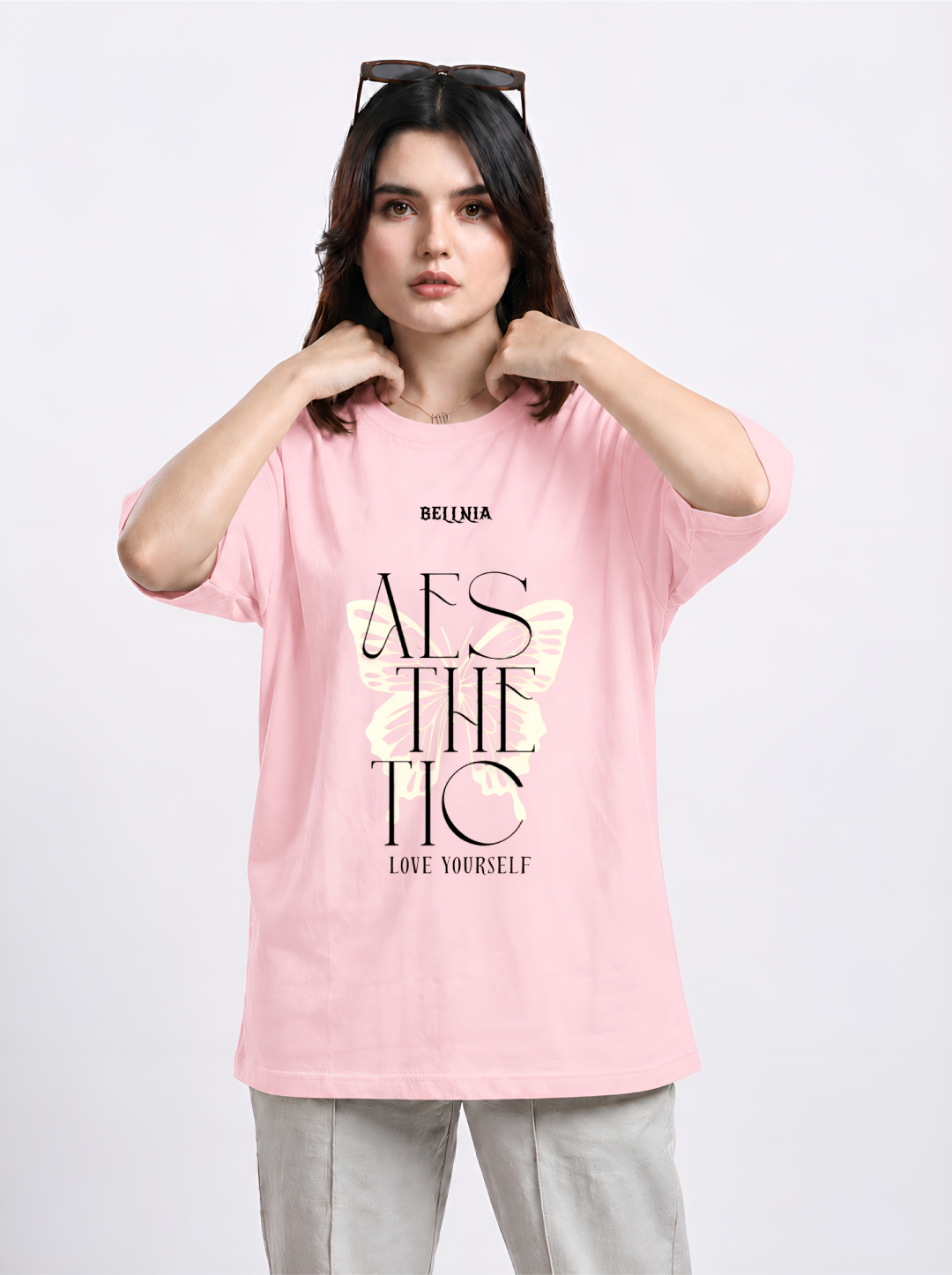 Aesthetic Butterfly Oversized T-Shirt - Image 2