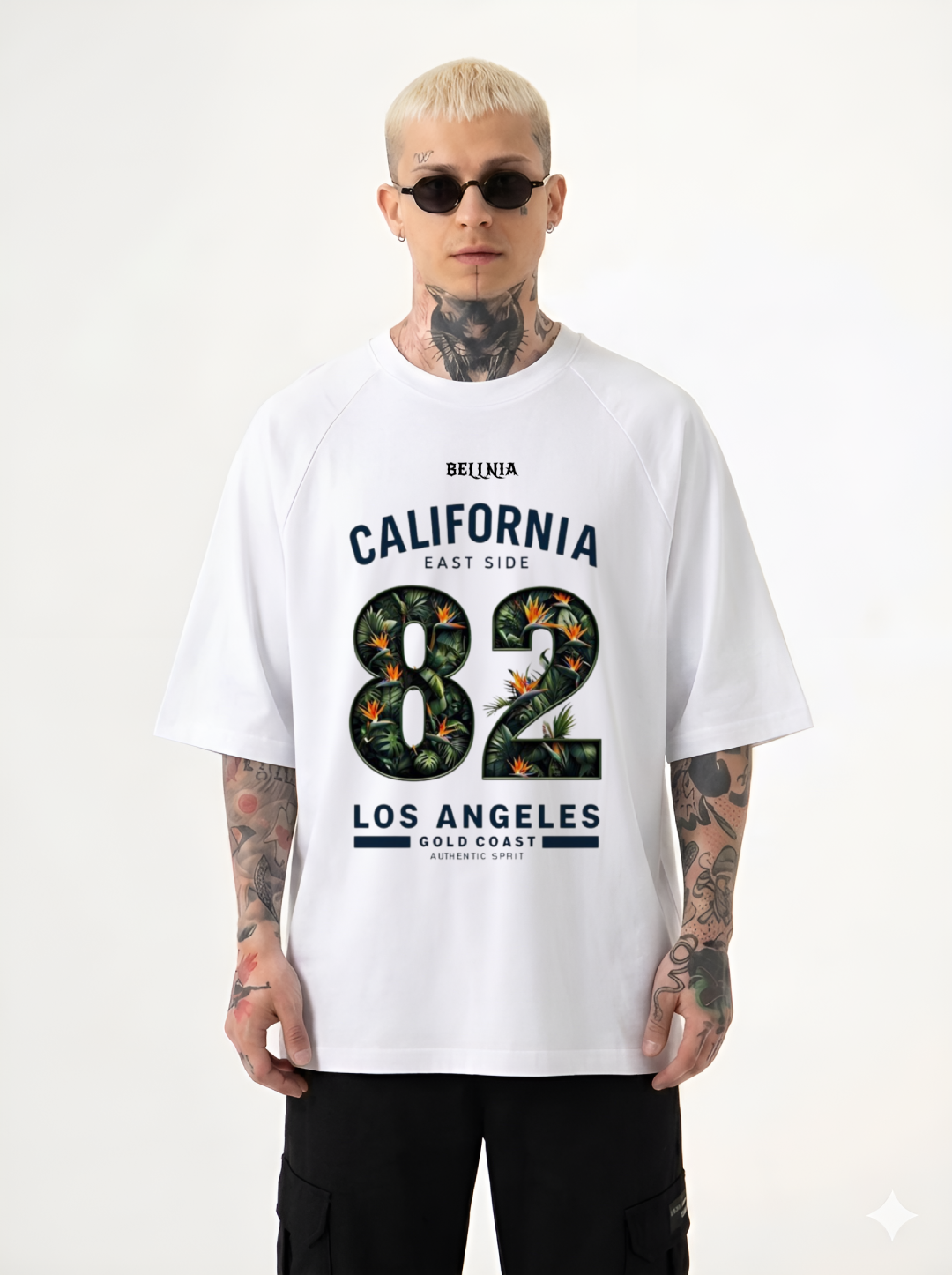 California 82 Graphic Oversized T-Shirt - Image 2