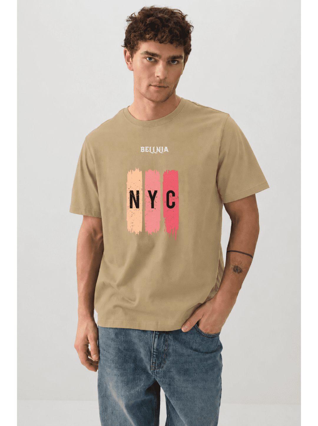 NYC Half sleeve T-Shirt - Image 2