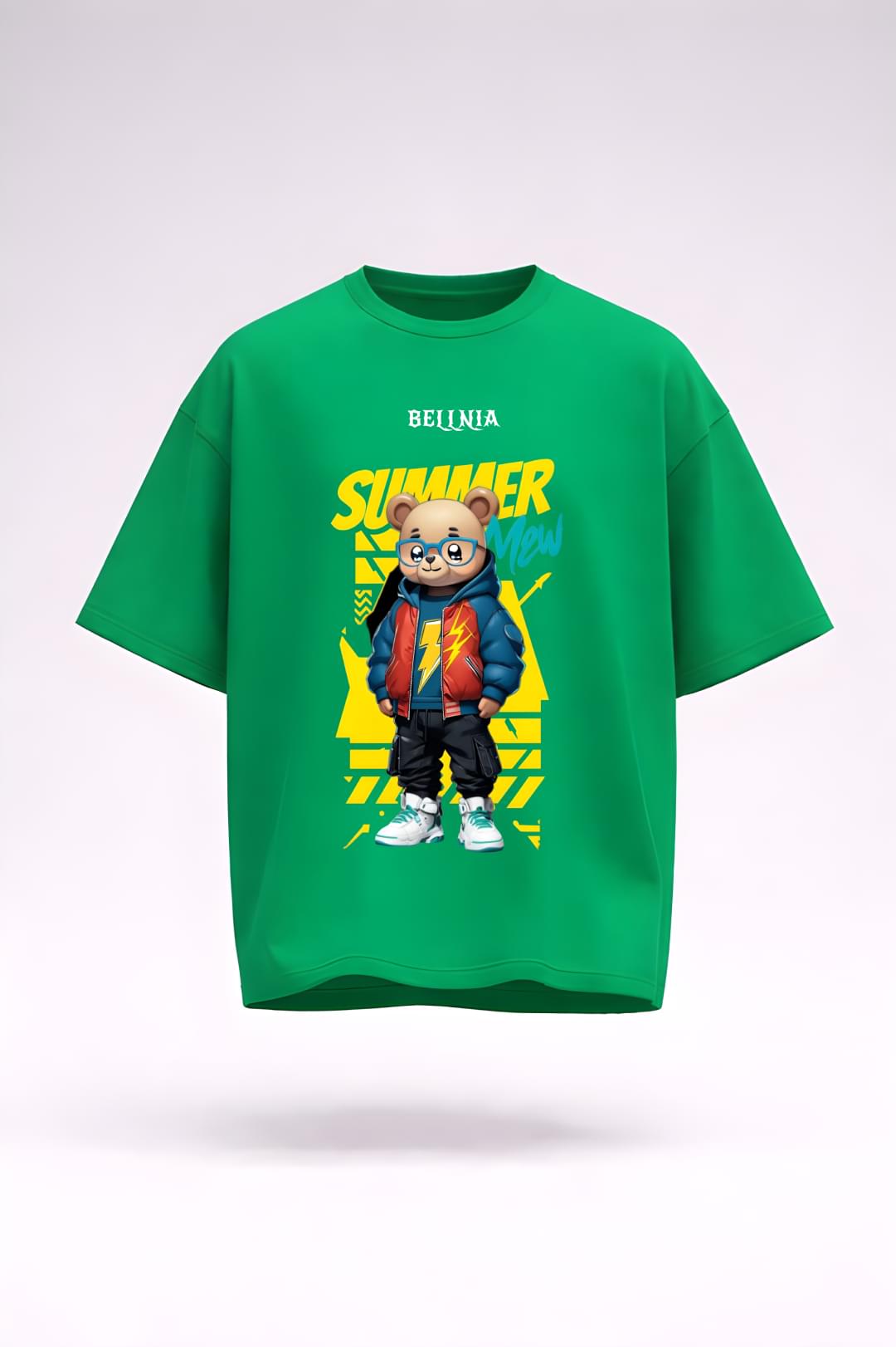 Cute Cartoon Teddy Bear Oversize T Shirt