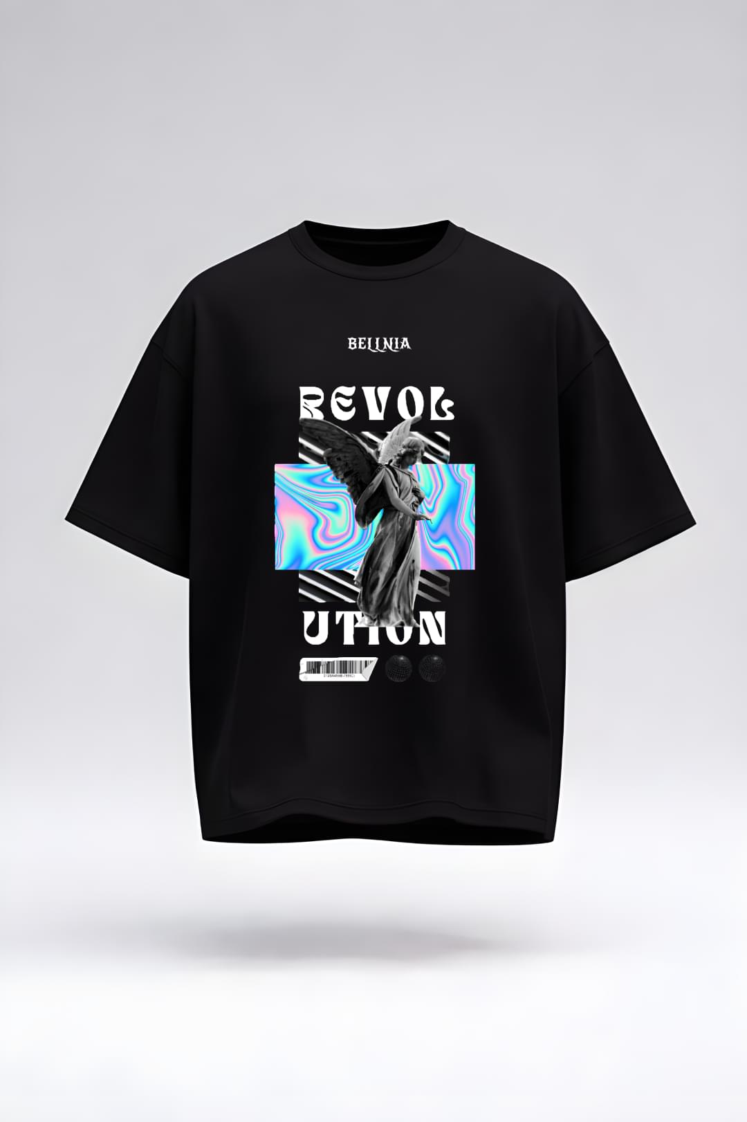 Revolution Artistic Graphic Oversized T-Shirt