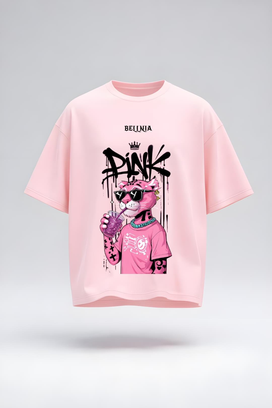 Urban Pink Panther Oversize T-Shirt