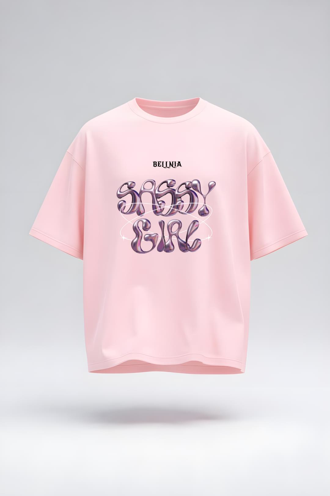 Sassy Girl Graphic Oversized T-Shirt