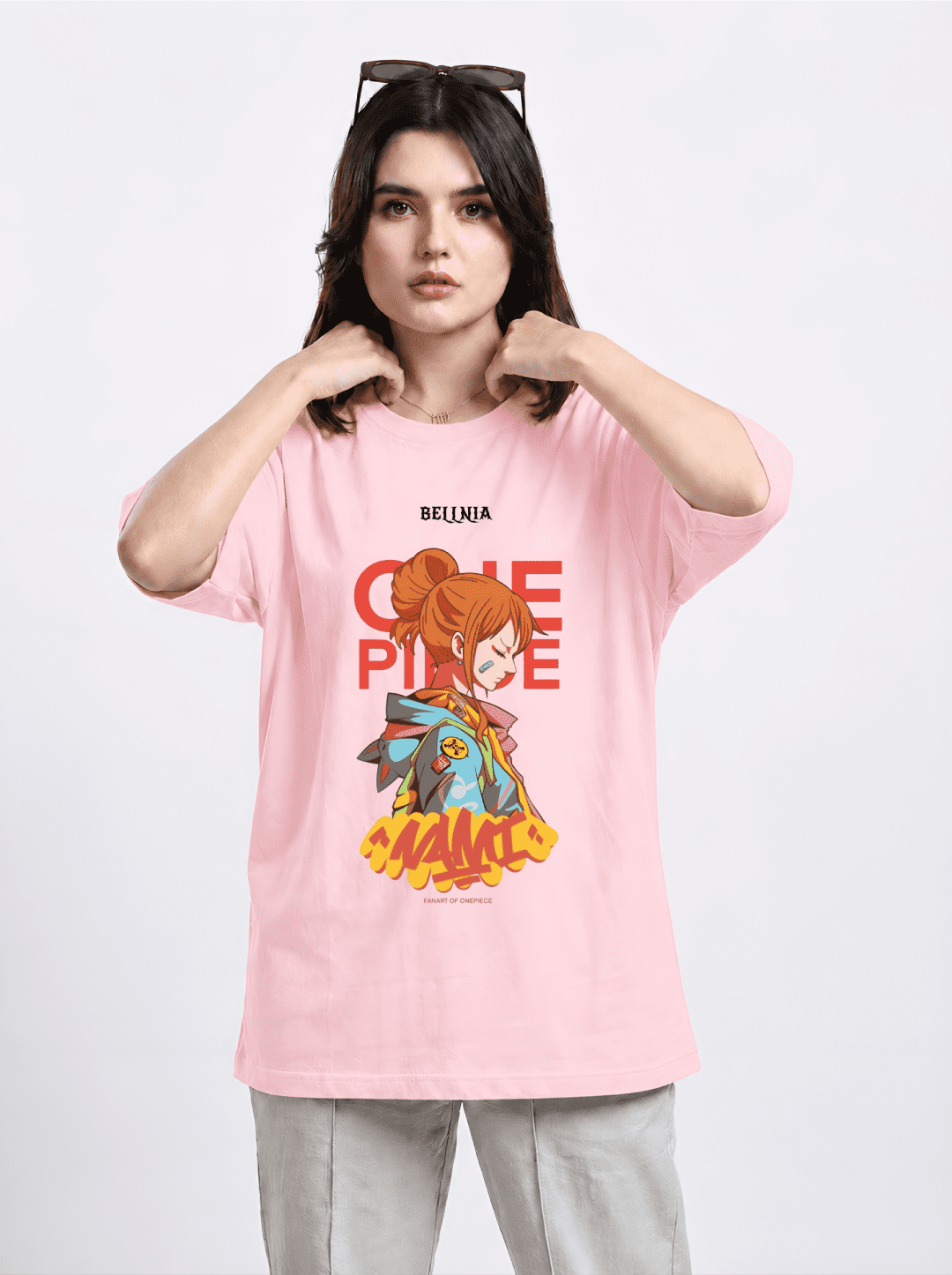 Nami Anime Oversized T-Shirt - Image 2