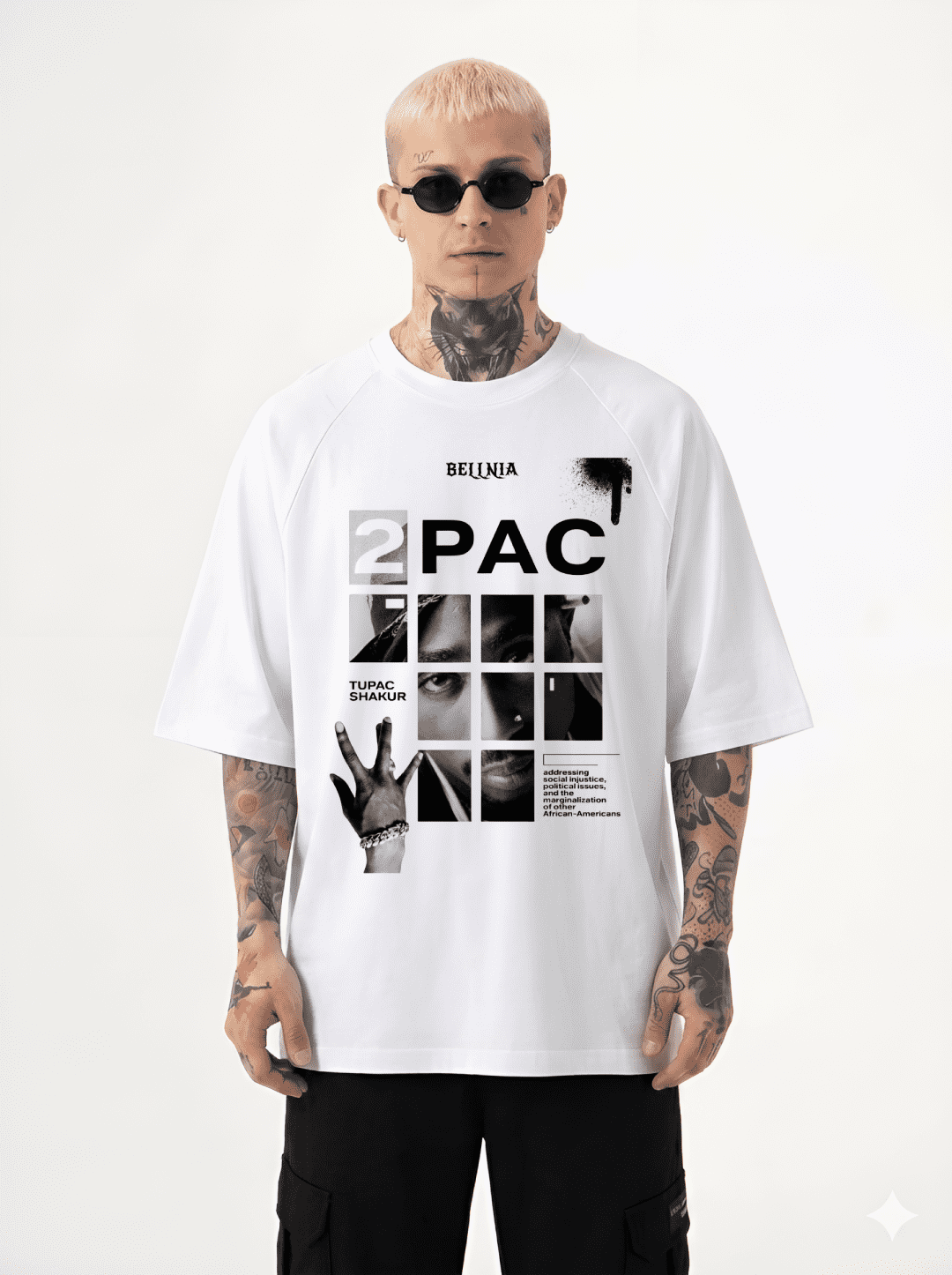 2PAC Oversized T-Shirt - Image 2