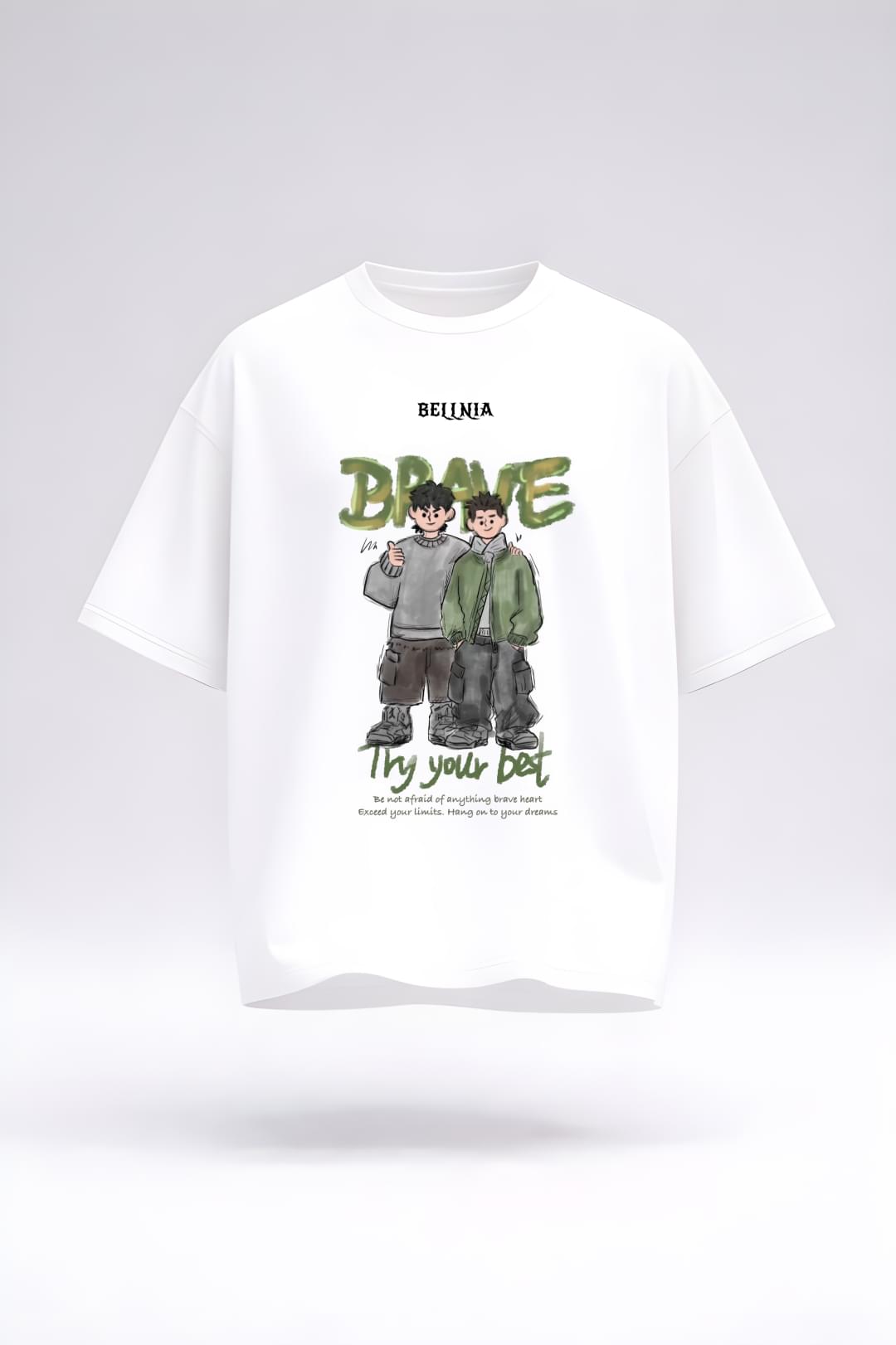 Brave Soul Oversized T-Shirt
