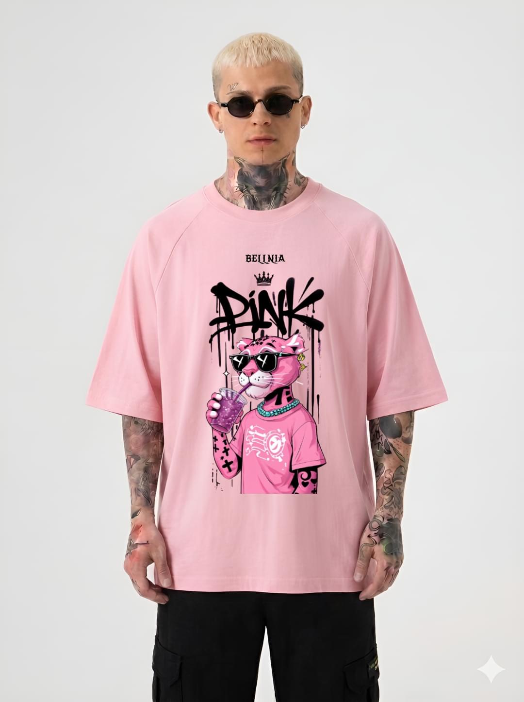 Urban Pink Panther Oversize T-Shirt - Image 2
